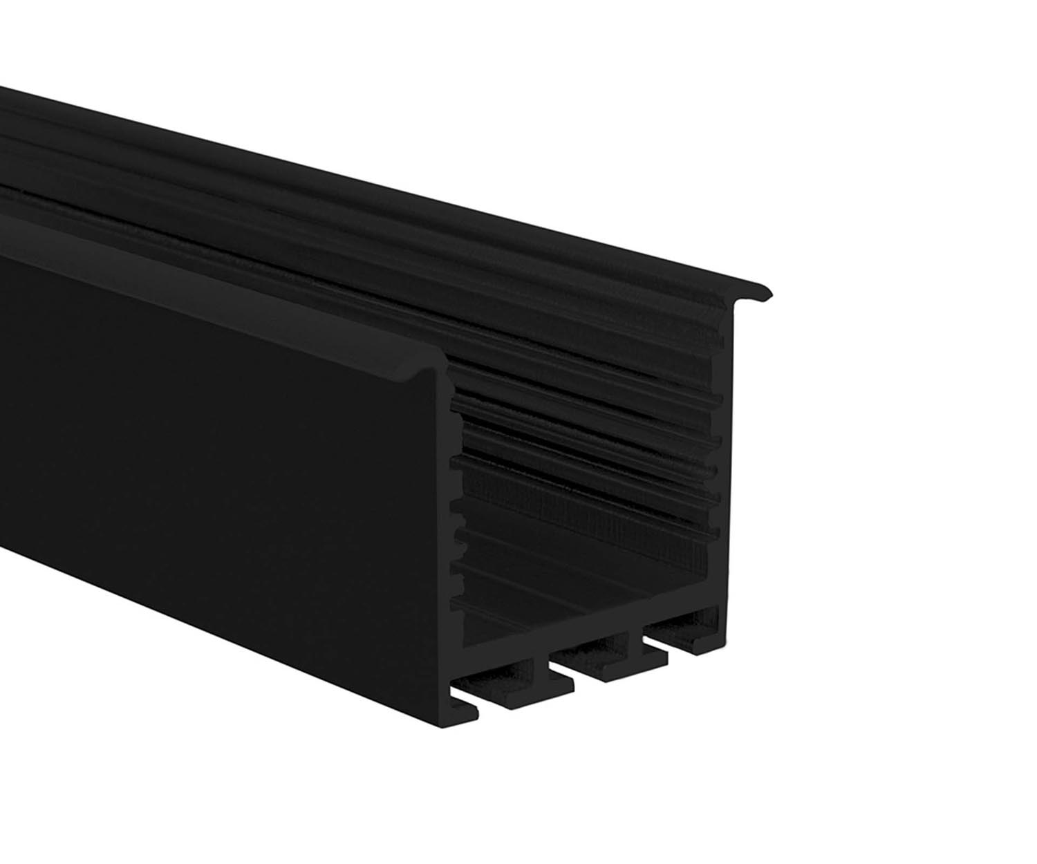 Proled - Profiel zwart Q Line Recess 24 2000 x 35 x 35 mm - L69Q02RB
