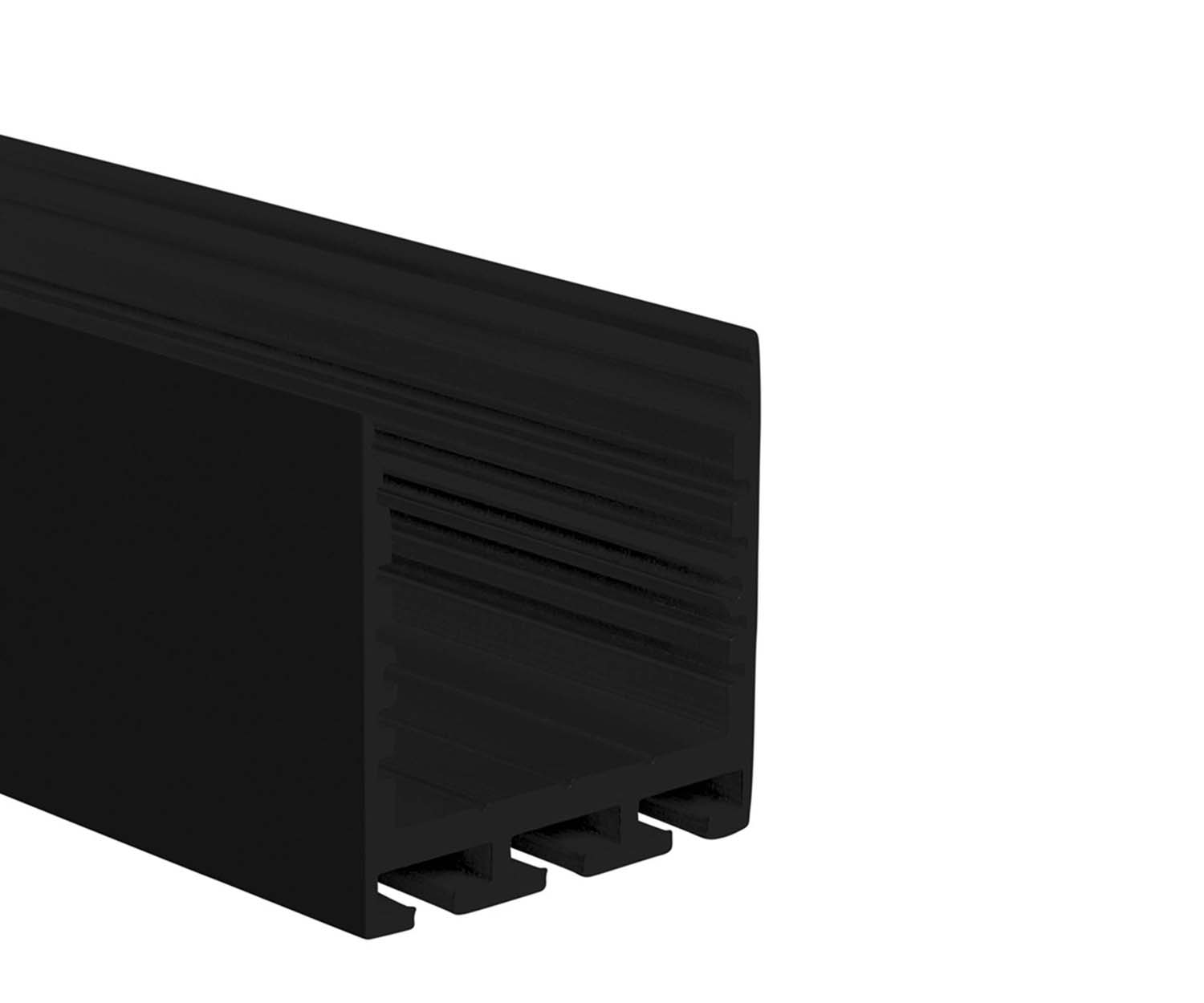 Proled - Profiel zwart Q Line Standard 24 2000 x 35 x 35 mm - L69Q02SB