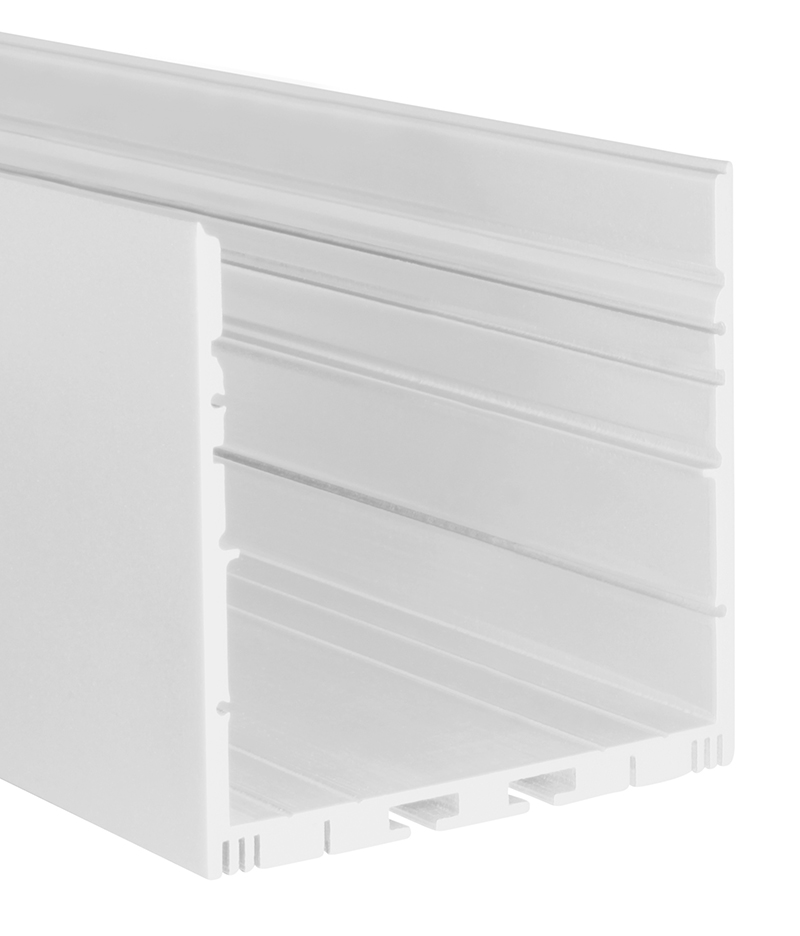 Proled - Profiel wit XL Line Standard 3000 x 76 x 75 mm - L69X00SWX