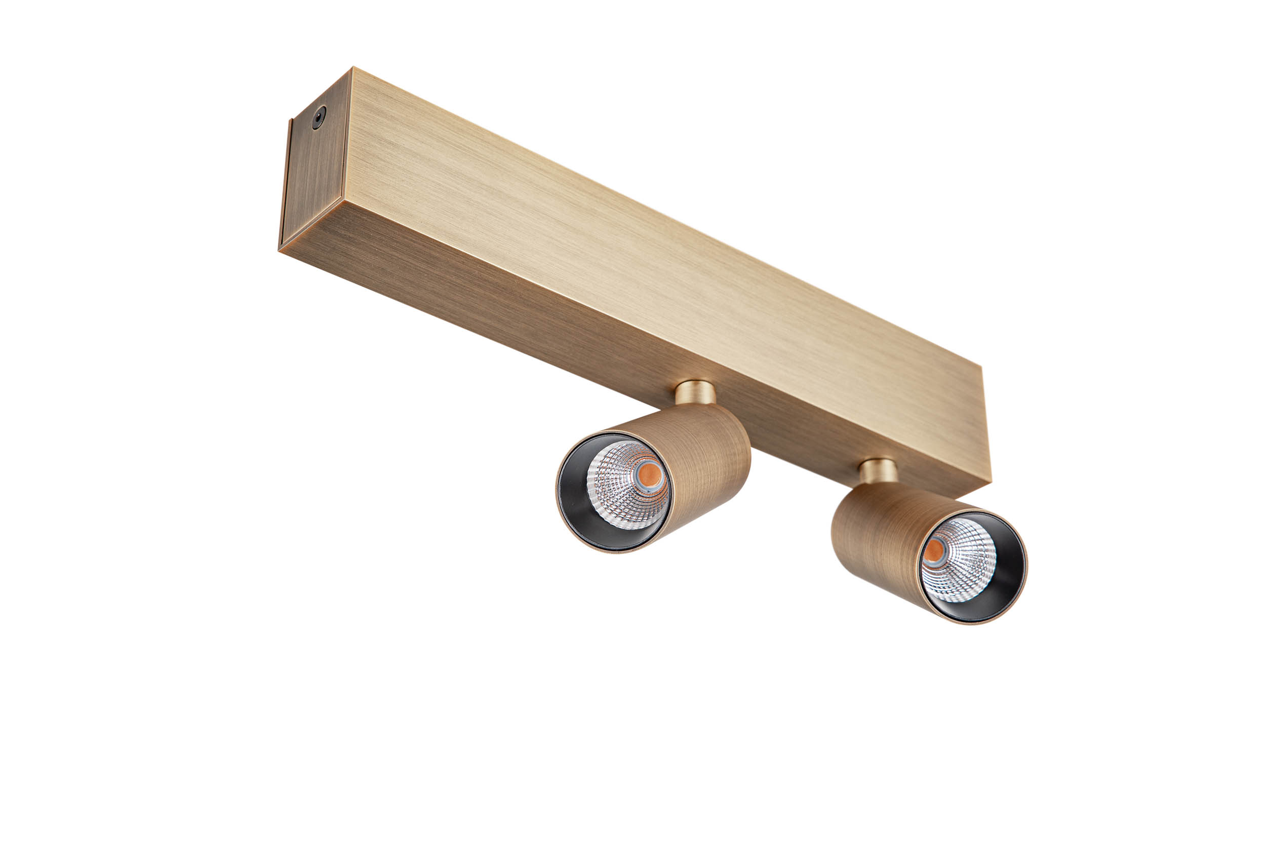 Unibright - Madison Twin Opbouwarmatuur bronzato 2 x 7W 2700K i - LVM27002BR