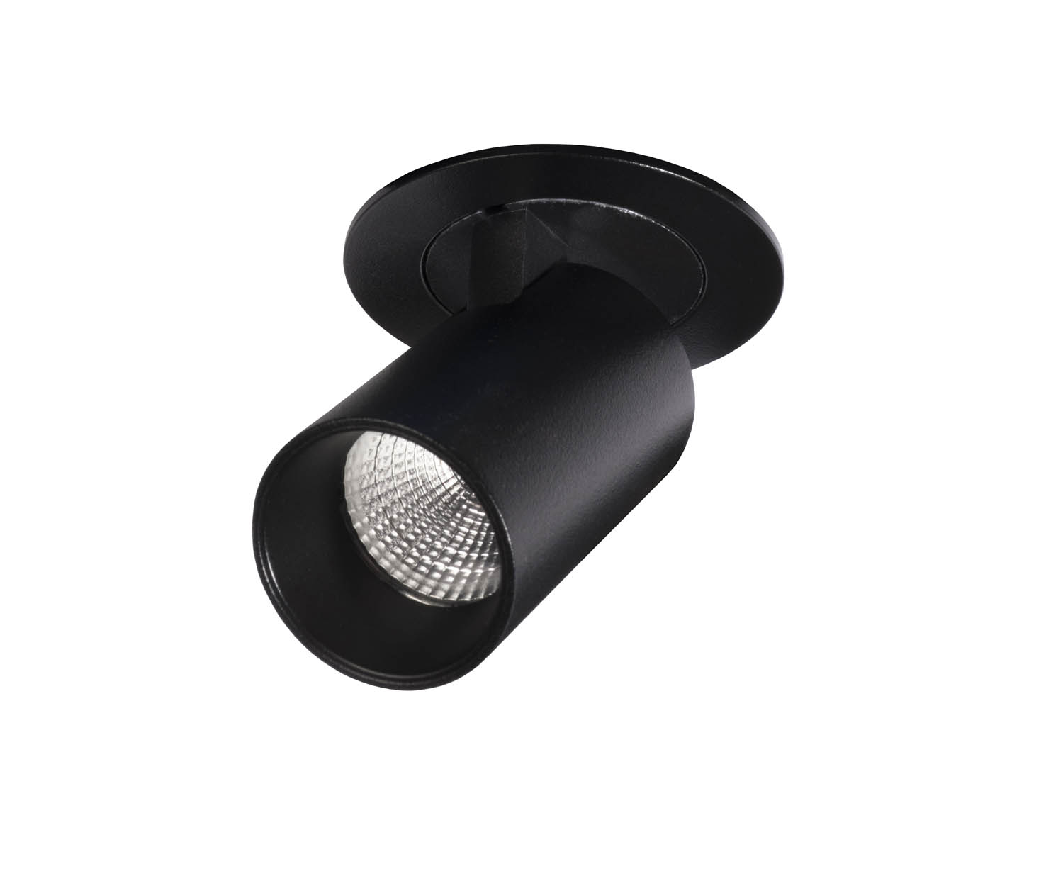 Unibright - Inbouwarmatuur zwart 2700K 8W COB 500 lm - LVRA827B