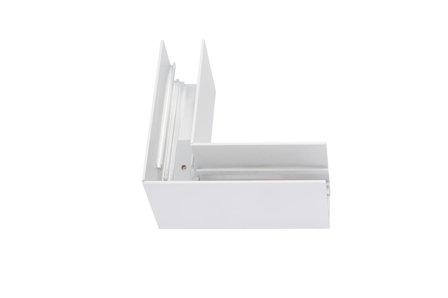Unibright - LaVilla Track 48V hoekstuk 90° wit - LVTCORNW