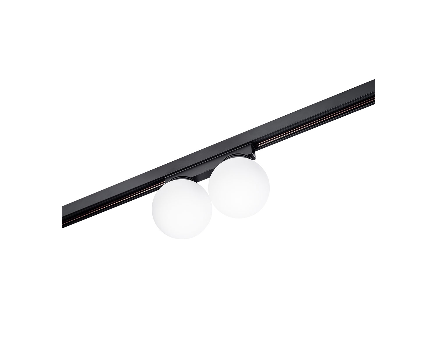 Unibright - Track light Globe 48V 2700K zwart excl. Driver niet - LVTGL2700B