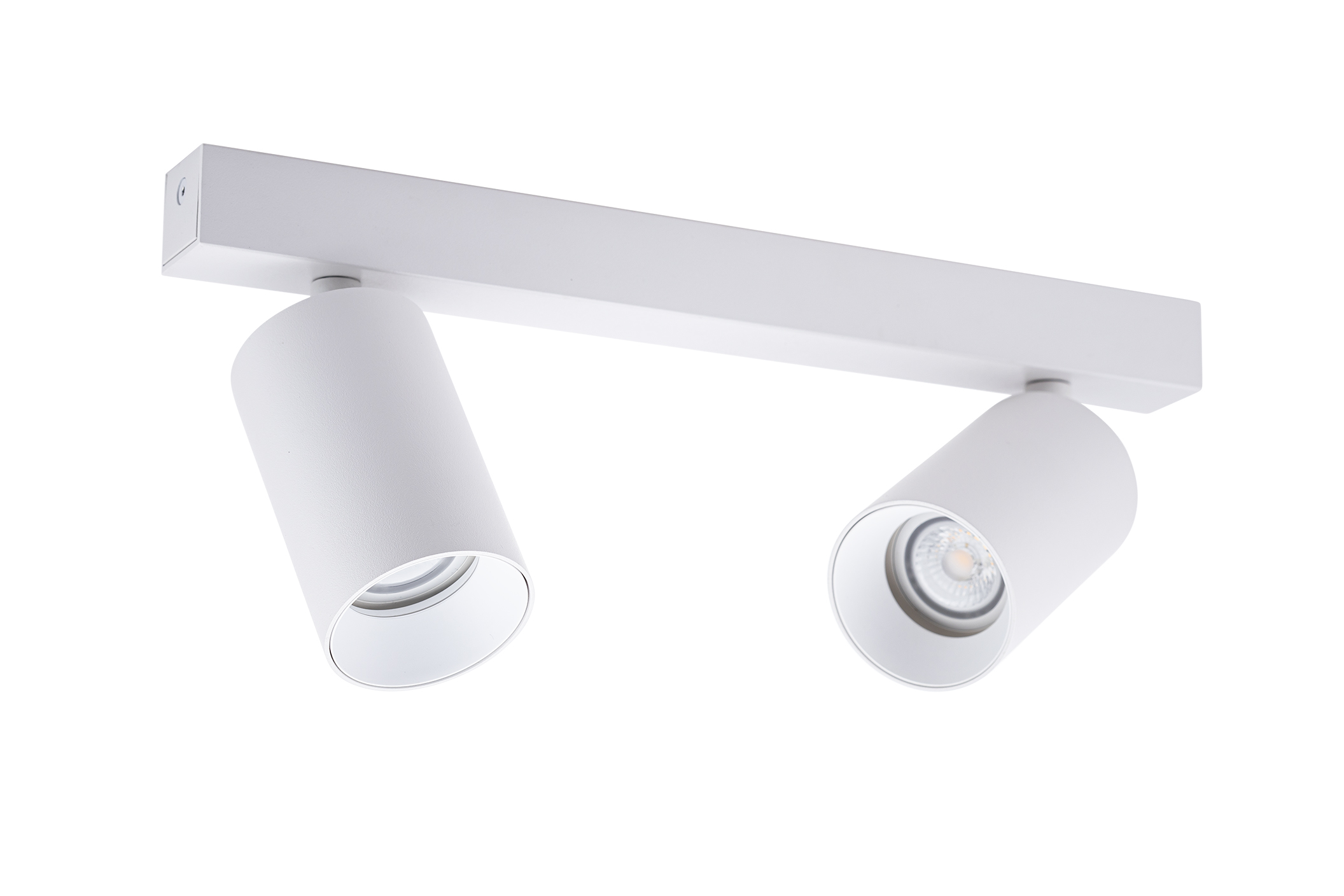 Unibright - Opbouw armatuur wit lamp 2x Led GU10 6W incl. 600 lm - OR25W30