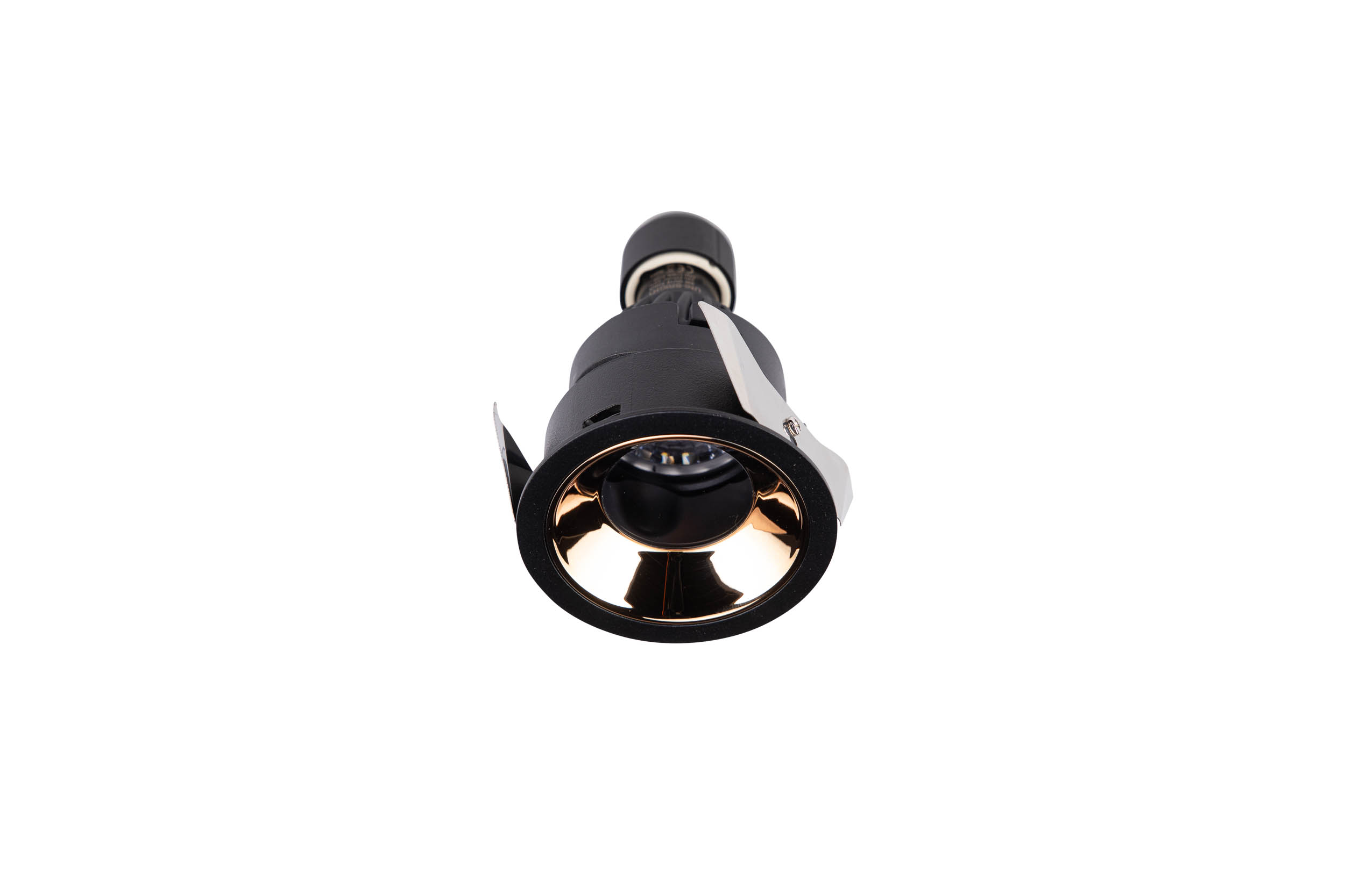Unibright - Inbouwdownlight, richtbaar steenkool/goud incl. LED GU10 - TGGU10CHG27