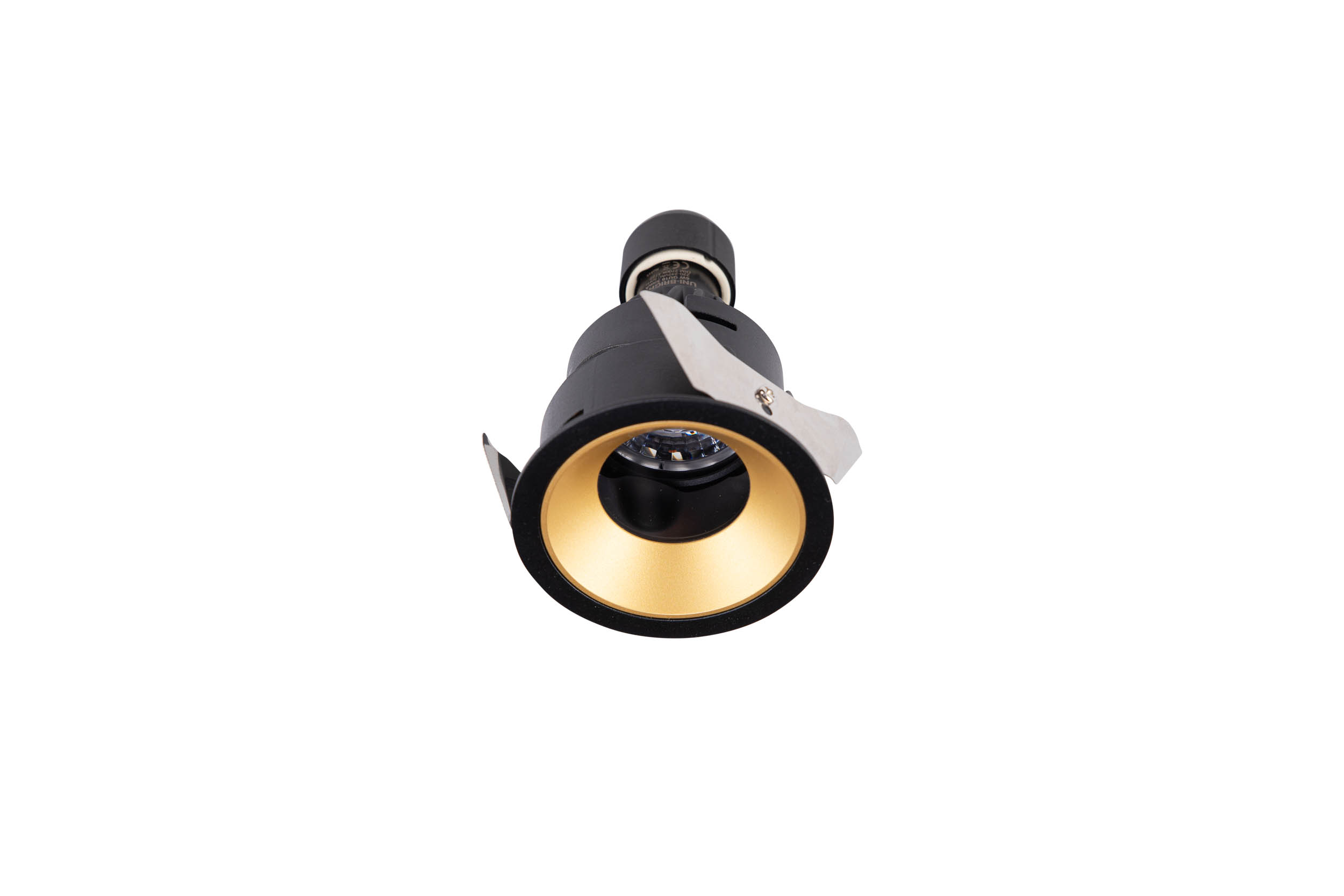 Unibright - Inbouwdownlight, richtbaar goud incl. LED GU10 6w 2700 - TGGU10G27