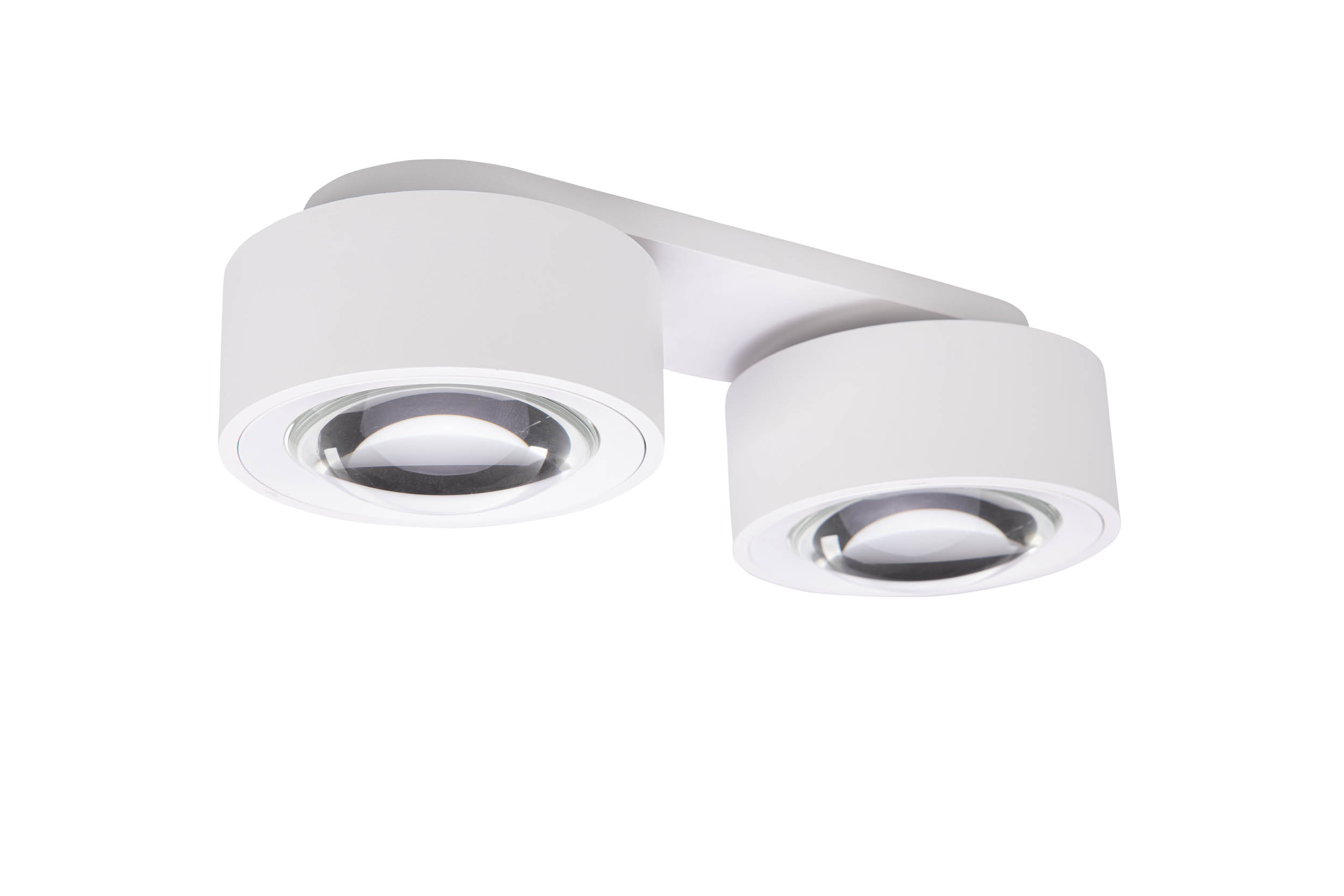Unibright - Wand of plafondarmatuur wit richtbaar 2x15 W 2x1370 lm - VIT212W30