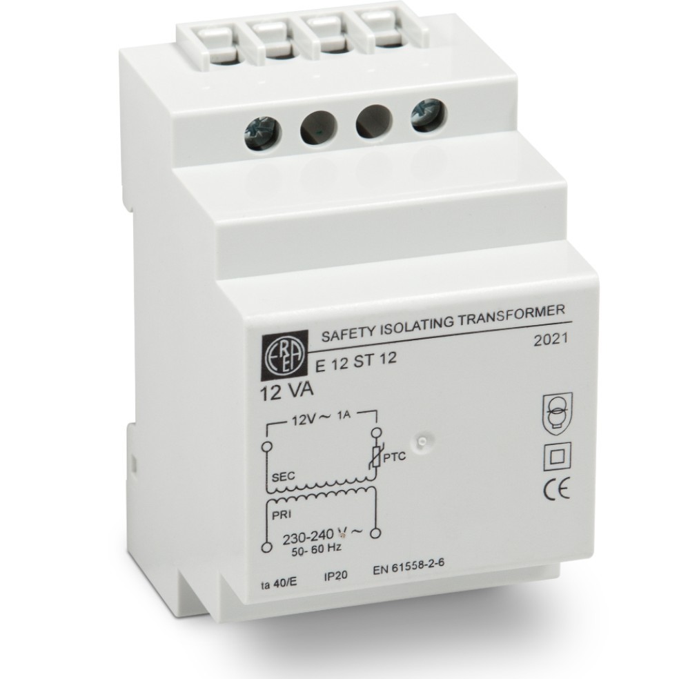 EREA - Tfo modulaire Up 0 230V Usec 0 12V 12VA - E 12ST12