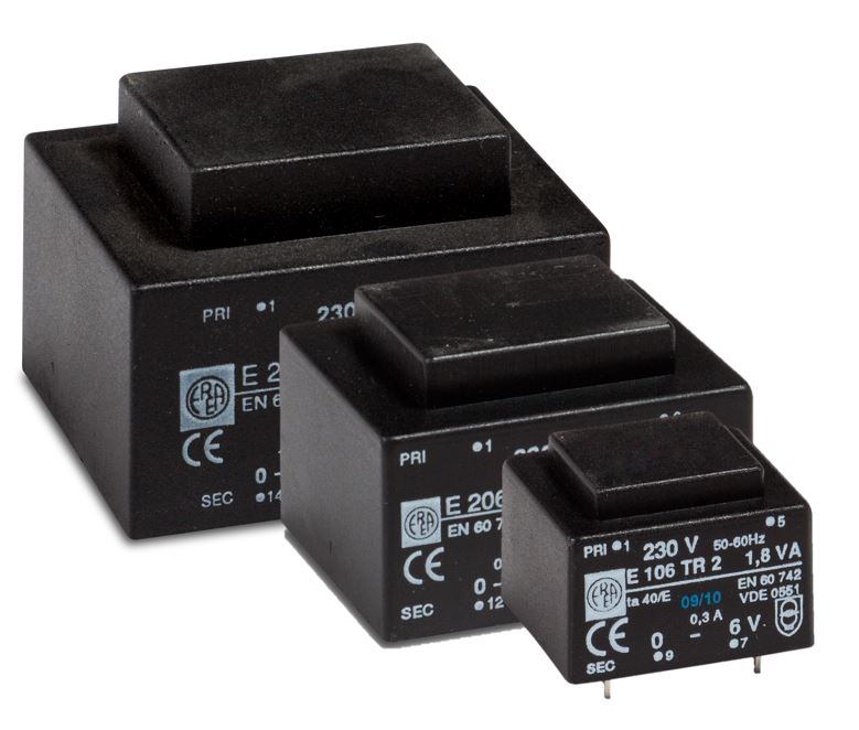 EREA - Printtfo Upri 230V Usec 2x0 6V 2,5VA 5mm - E 206TR3