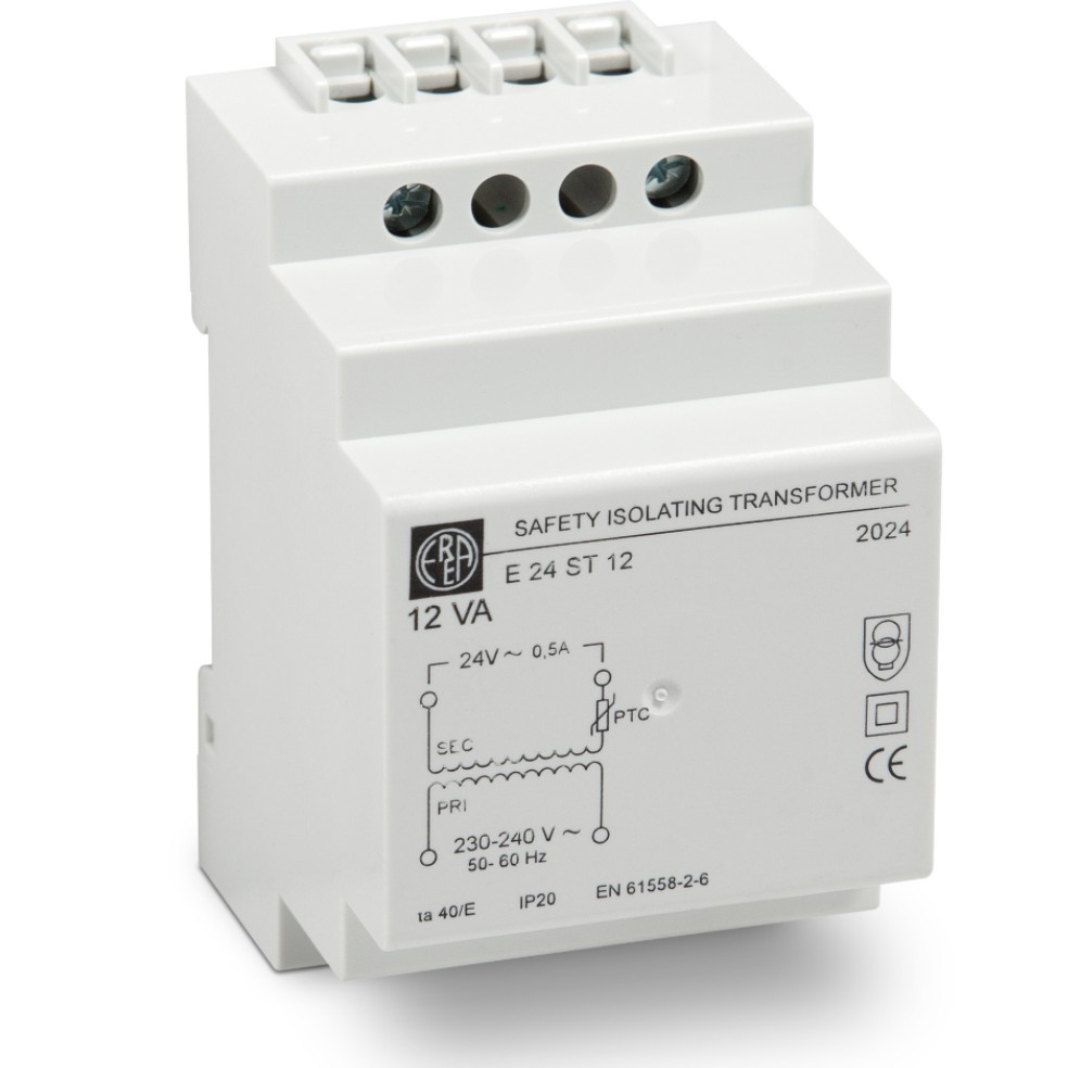 EREA - Tfo modulaire Up 0 230V Usec 0 24V 12VA - E 24ST12