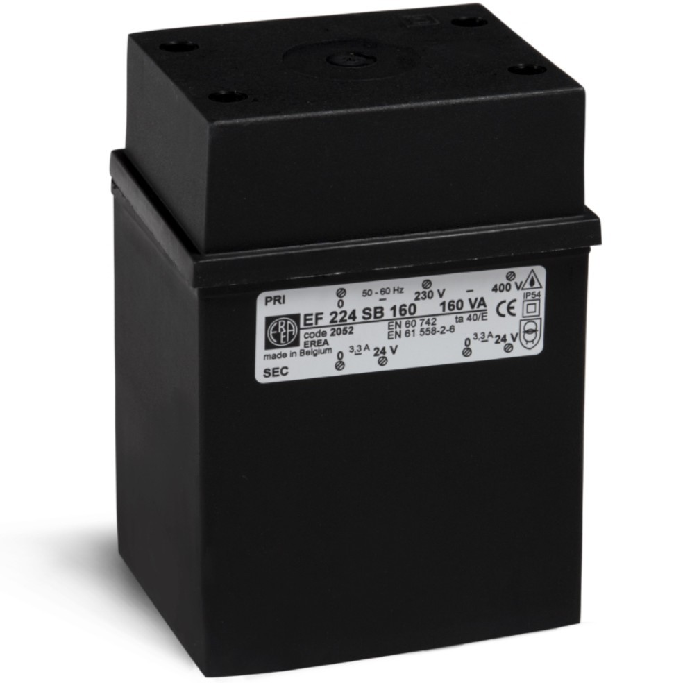 EREA - Veilig.Tfo IP54 0 230 400V/2x0 24V 160VA - EF 224SB160