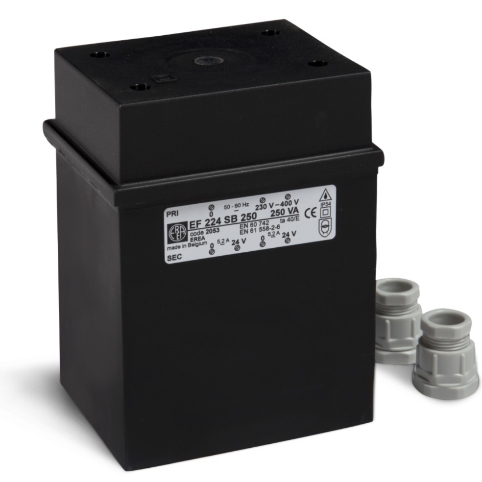 EREA - Veilig.Tfo IP54 0 230 400V/2x0 24V 250VA - EF 224SB250