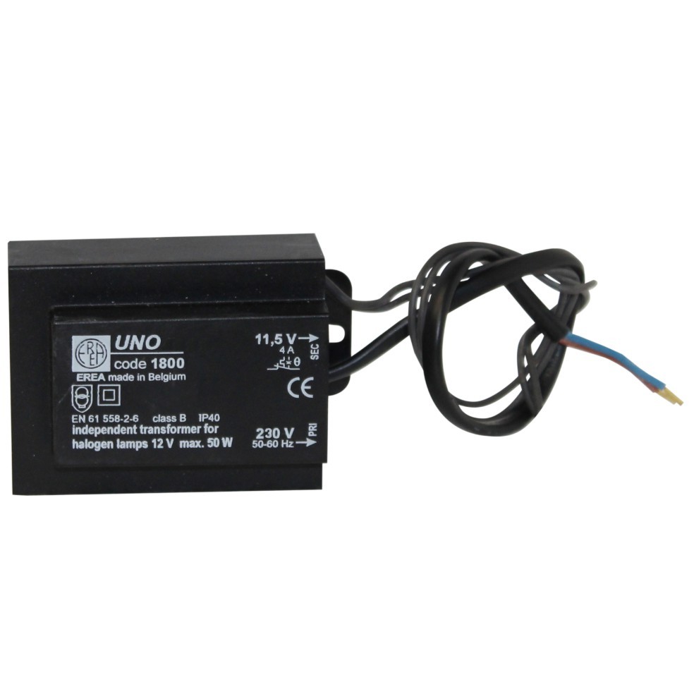 EREA - 1f Transfo verlichting 230V//12V 50W - UNO