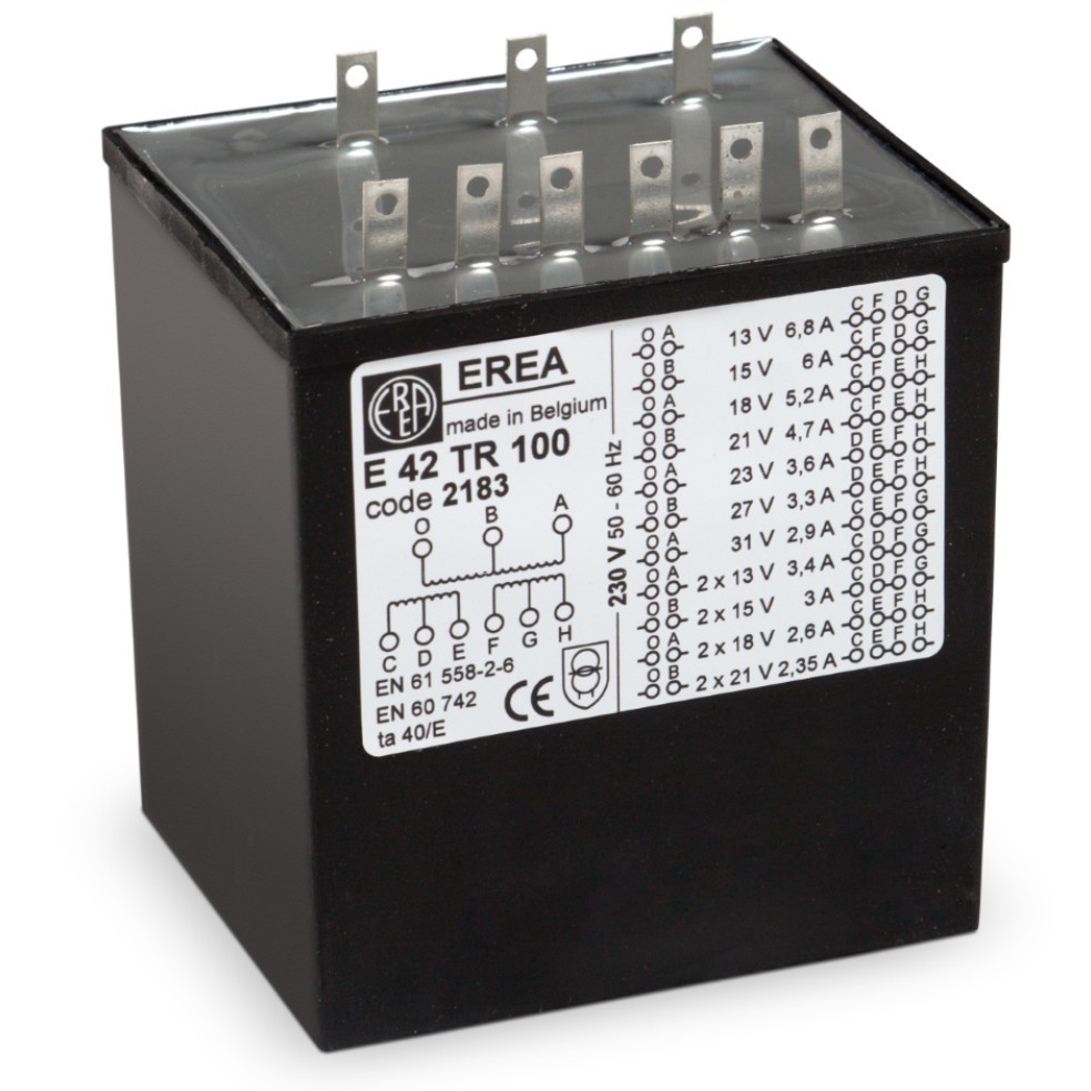 EREA - Bescherm.tfo 230V/Us Multi voltage 100VA - E 42TR100