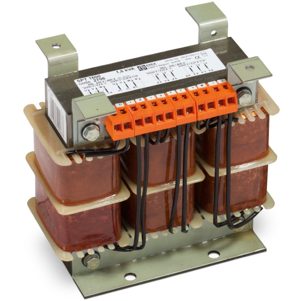 EREA - 3f Besch tfo 230 400V//230V 400V 1,6kVA - SPT1600