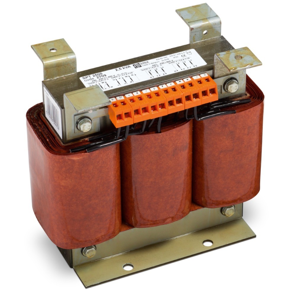 EREA - 3f Besch tfo 230 400V//230V 400V 2,5kVA - SPT2500