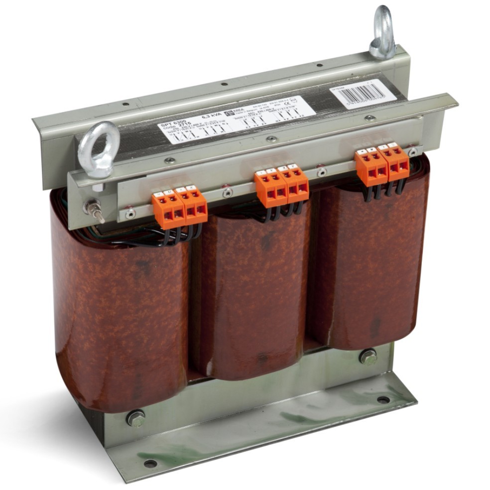 EREA - 3f Besch tfo 230 400V//230V 400V 6,3kVA - SPT6300