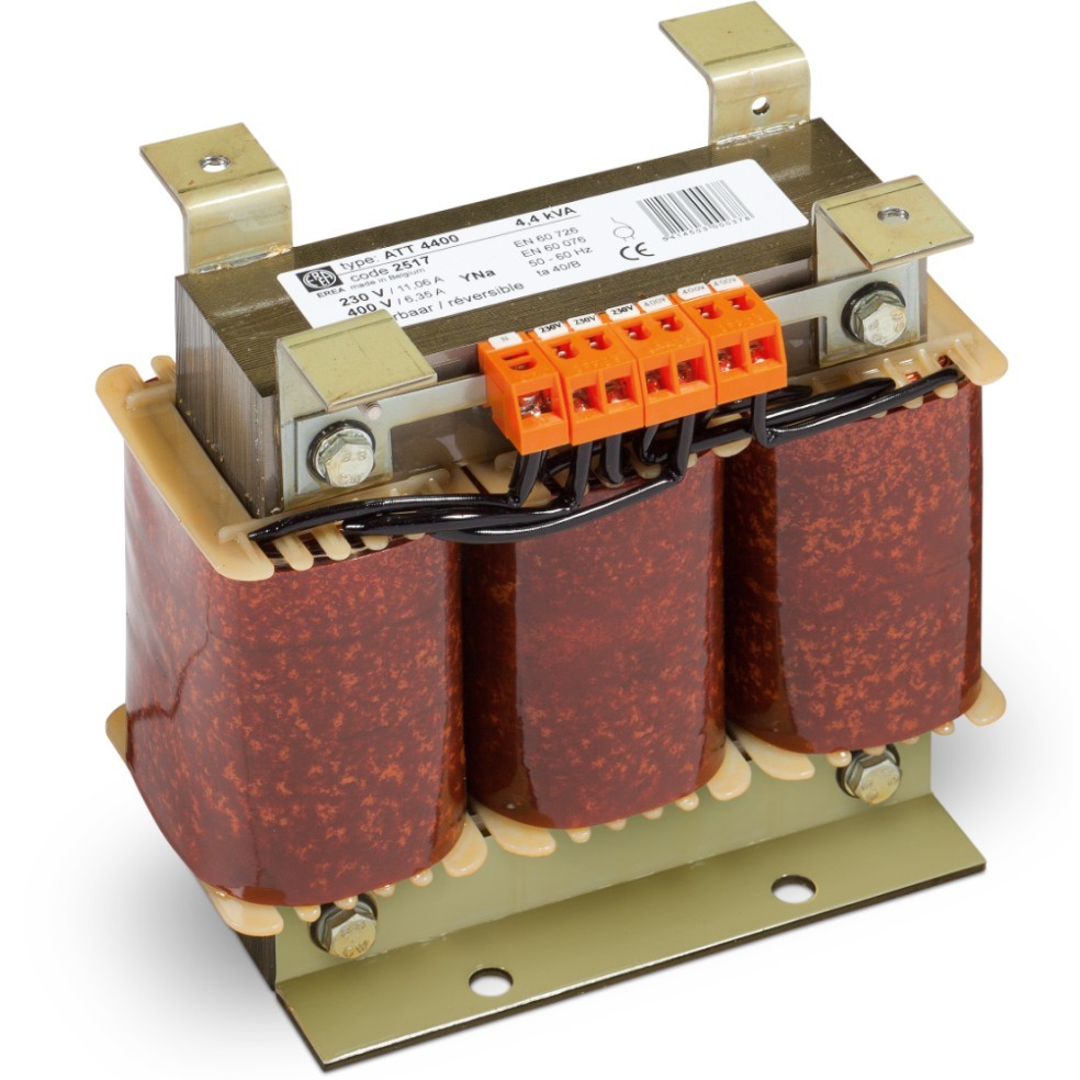 EREA - 3fase spaartransfo 0 230 400V 4,4kVA - ATT 4400