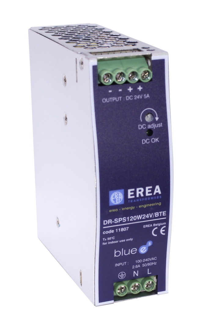 EREA - Geschakeldevoed "E" 88 264VAC24VDC 5A - DR-SPS120W24V/BTE