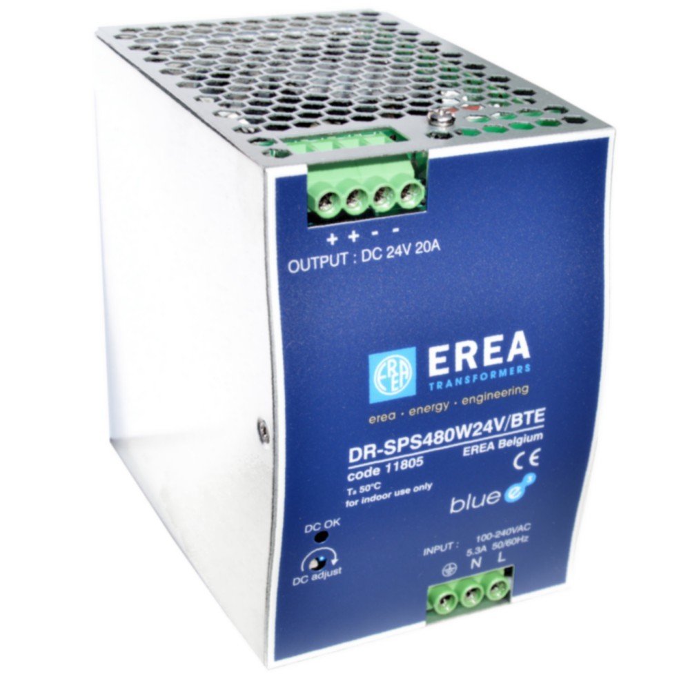 EREA - Geschakeldevoed "E" 180 264VAC24VDC20A - DR-SPS480W24V/BTE