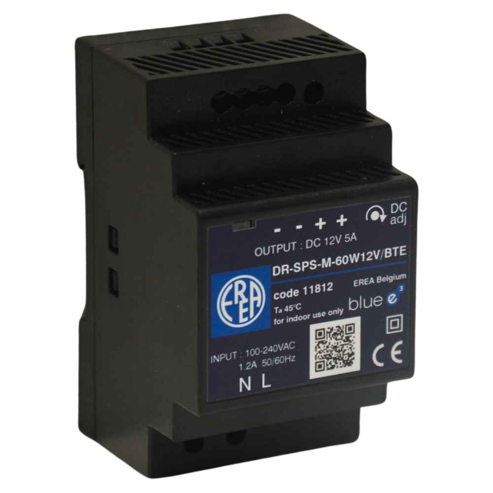 EREA - Geschakeldevoed "M" 88 264VAC12VDC5A - DR-SPS-M-60W12V/BTE