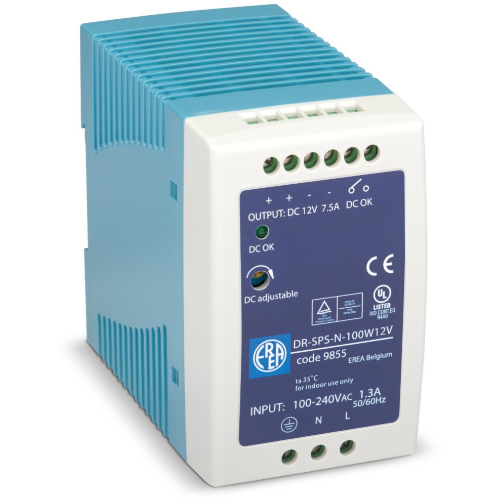 EREA - Geschakeldevoed "N" 85 264VAC12VDC 8A - DR-SPS-N-100W12V