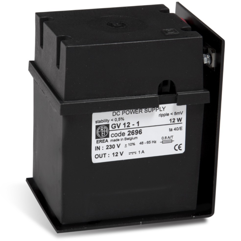 EREA - Gestabilisserde voeding 230VAC/12VDC 1A - GV12-1