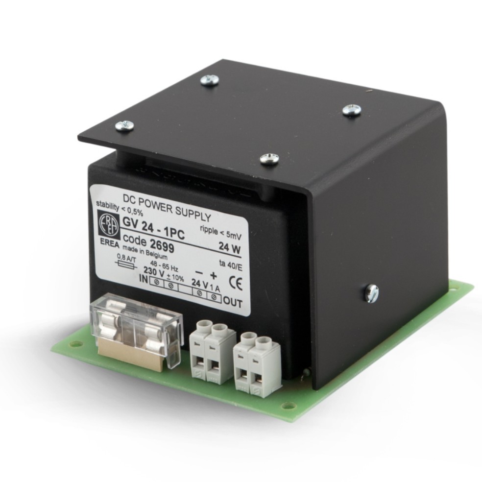 EREA - Gestabilisserde voeding 230VAC/24VDC 1A - GV24-1PC
