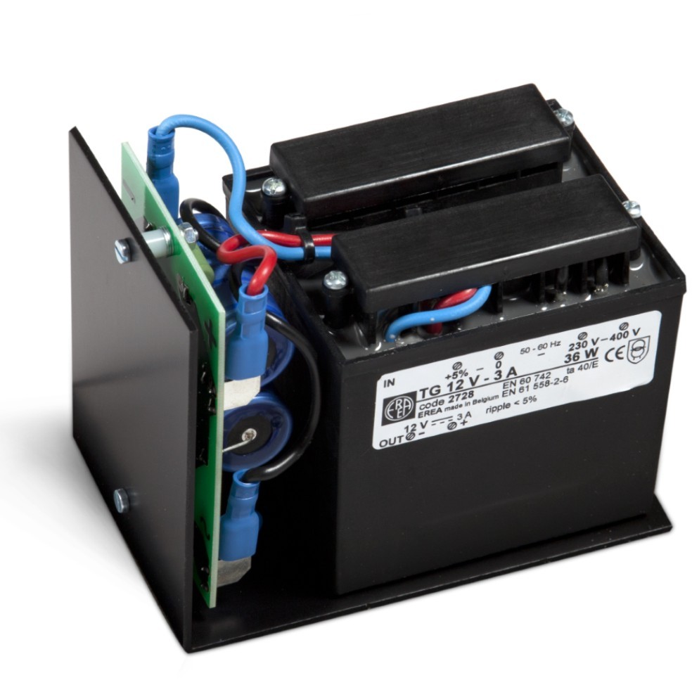 EREA - Gelijkrichter 0 230 400VAC//12VDC 3A - TG12V-3A