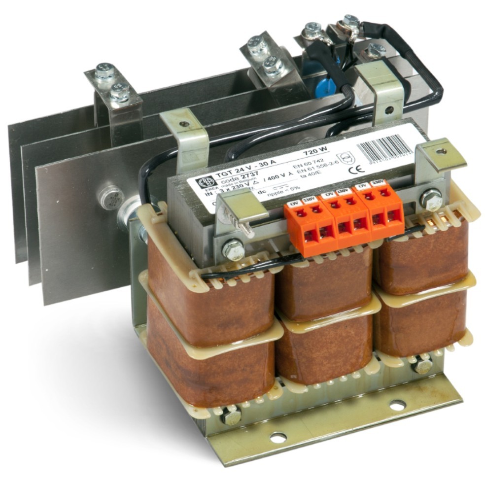 EREA - Gelijkrichter 3x0 230 400VAC//24VDC 30A - TGT24V-30A