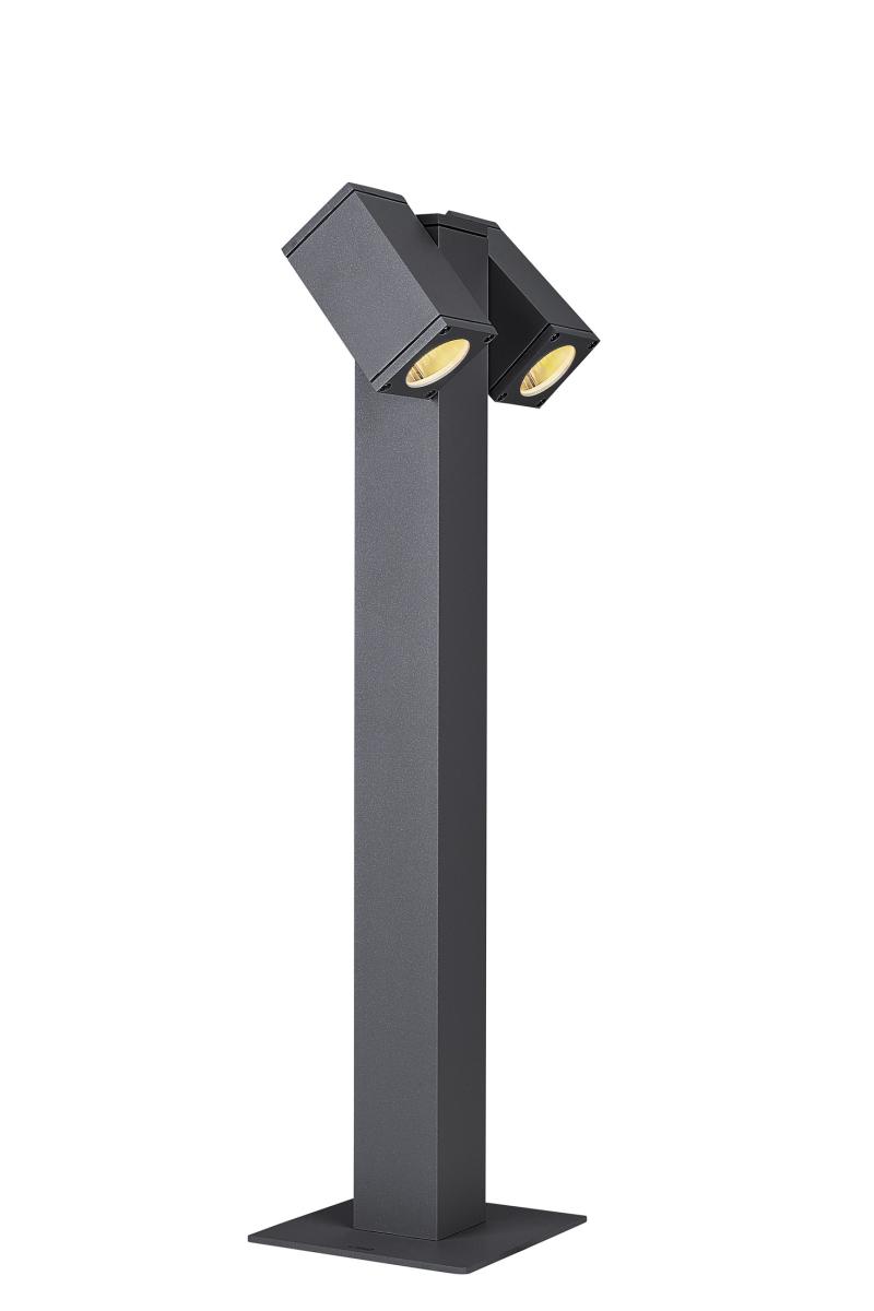 SLV - THEO PATHLIGHT double QPAR51 outdoor staanlamp antraciet - 1002871