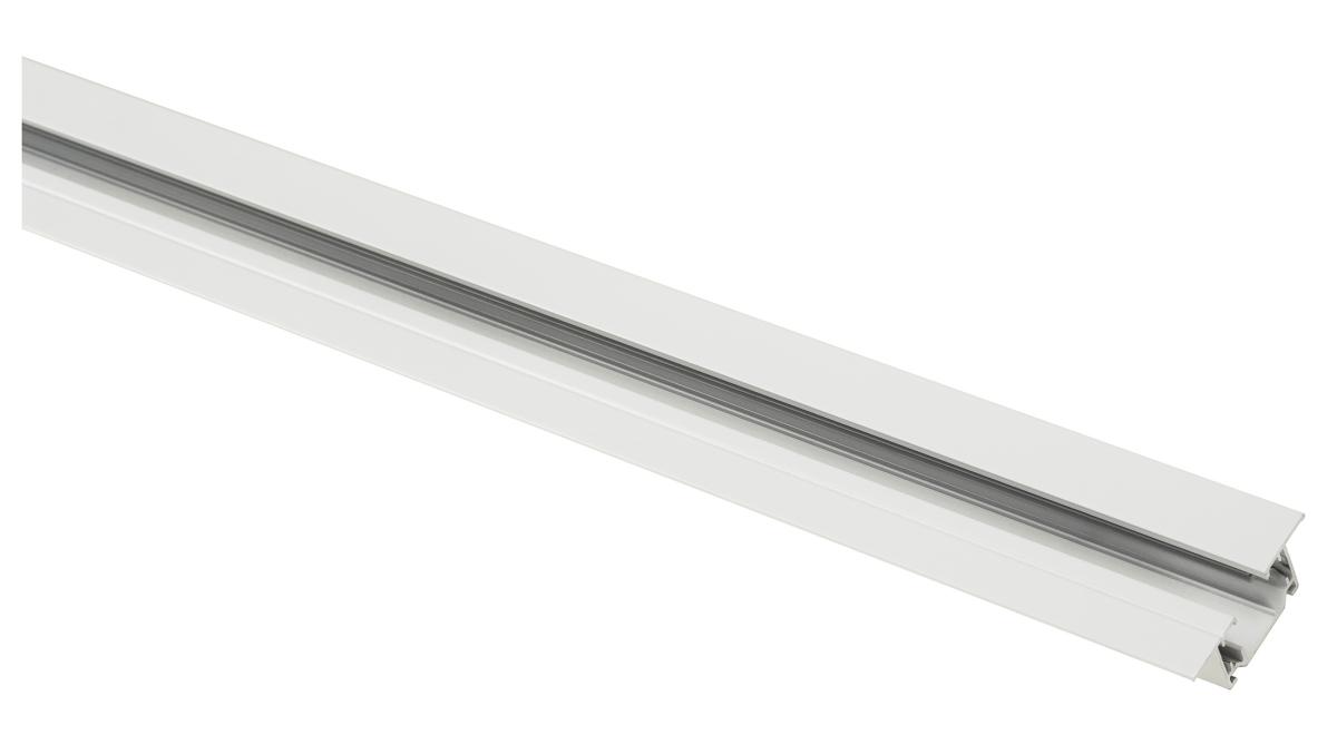 SLV - 1 fase HV hoogspanningsrail, inbouwversie, wit, 2 m - 143221