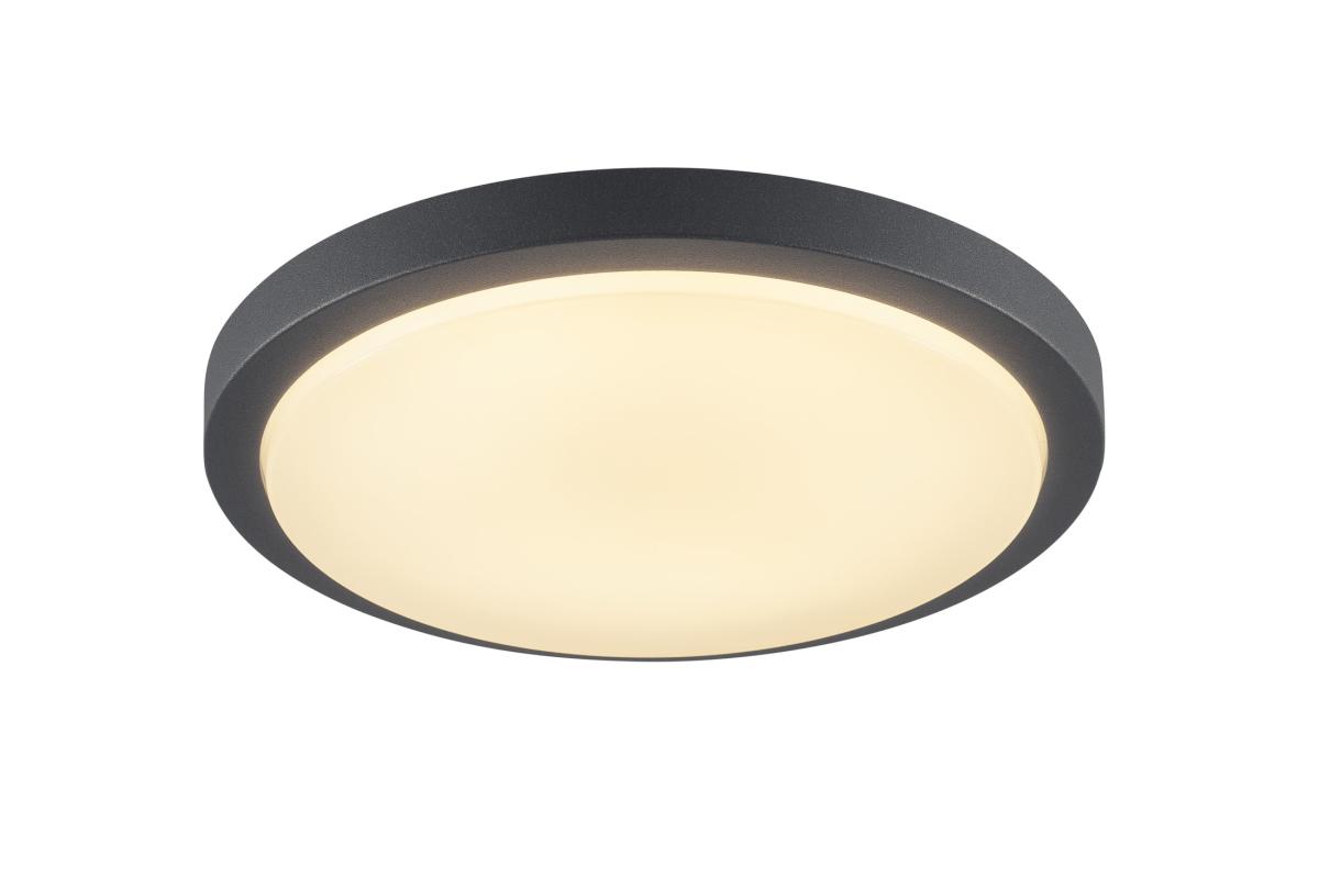 SLV - AINOS, plafondarmatuur, led, 3000 K, rond, antraciet, met - 229975