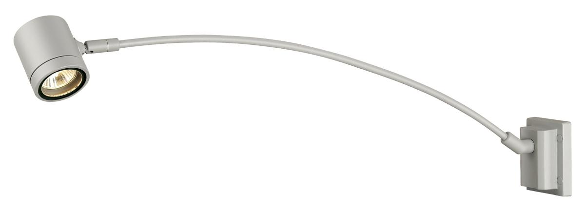 SLV - NEW MYRA DISPLAY CURVE, zilvergrijs, GU10, max. 50 W, IP55 - 233134