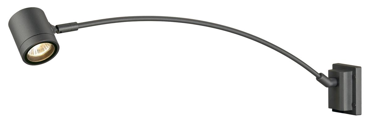 SLV - NEW MYRA DISPLAY CURVE, antraciet, GU10, max. 50 W, IP55 - 233135