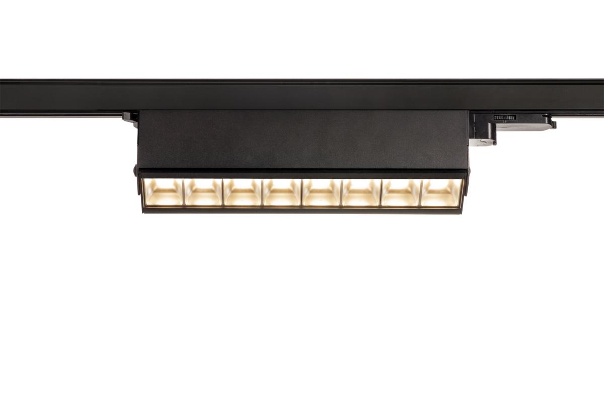 SLV - 3~ SIGHT MOVE, 3 fasig systeem verlichting zwart 3000 K - 1004686