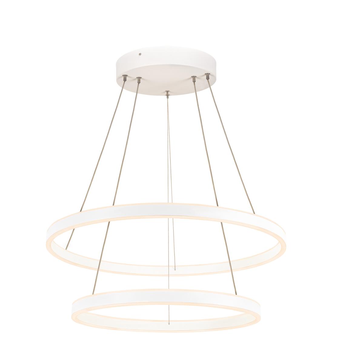 SLV - ONE DOUBLE PD DALI UP/DOWN, indoor led pendelarmatuur wit - 1004768