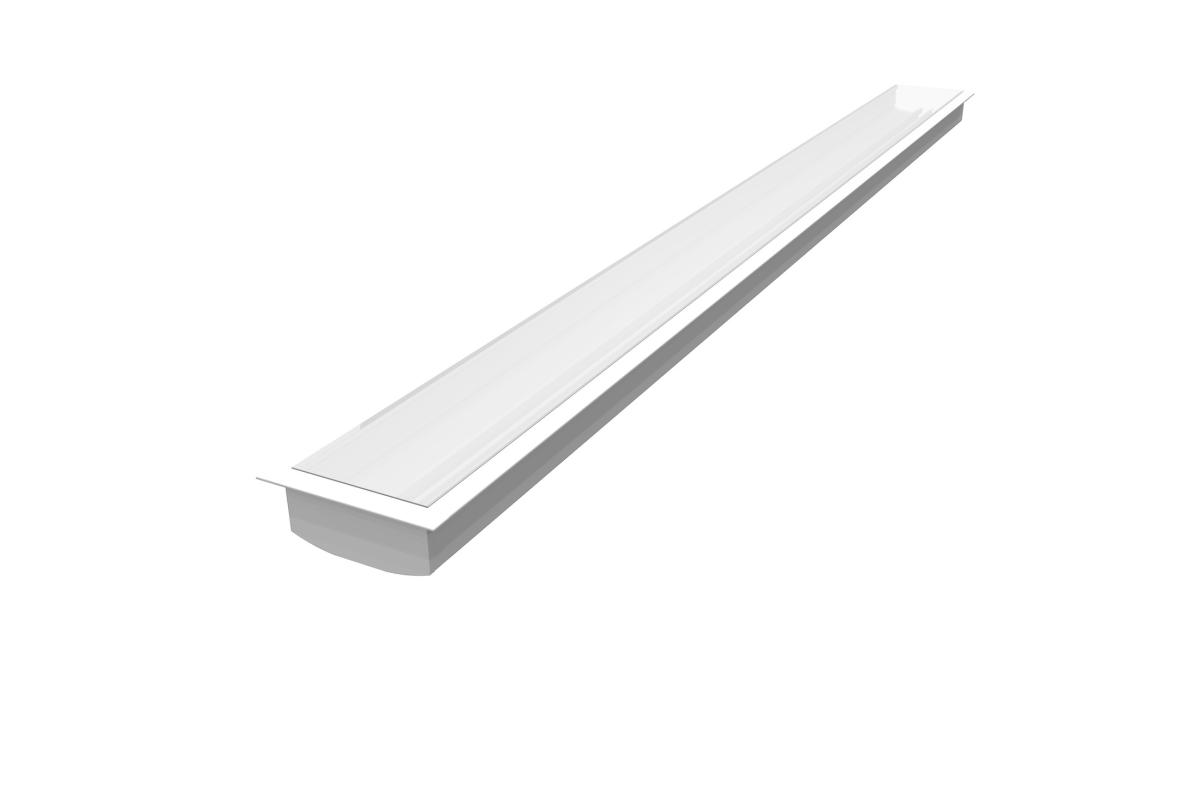 SLV - GRAZIA 60, inbouwprofiel 3 m wit - 1004908