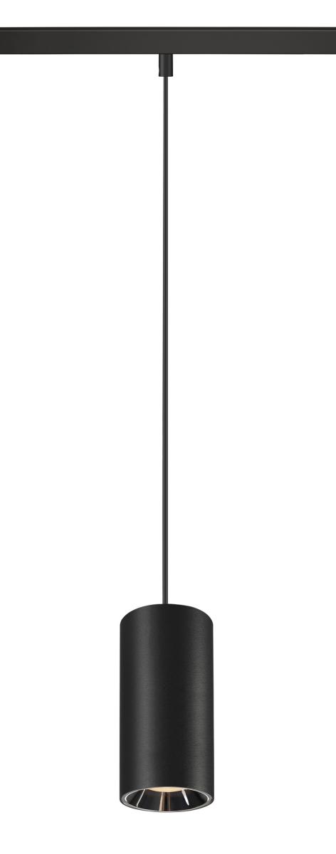 SLV - NUMINOS® S 48V TRACK DALI, hanglamp, zwart / chroom, 16 W - 1006818