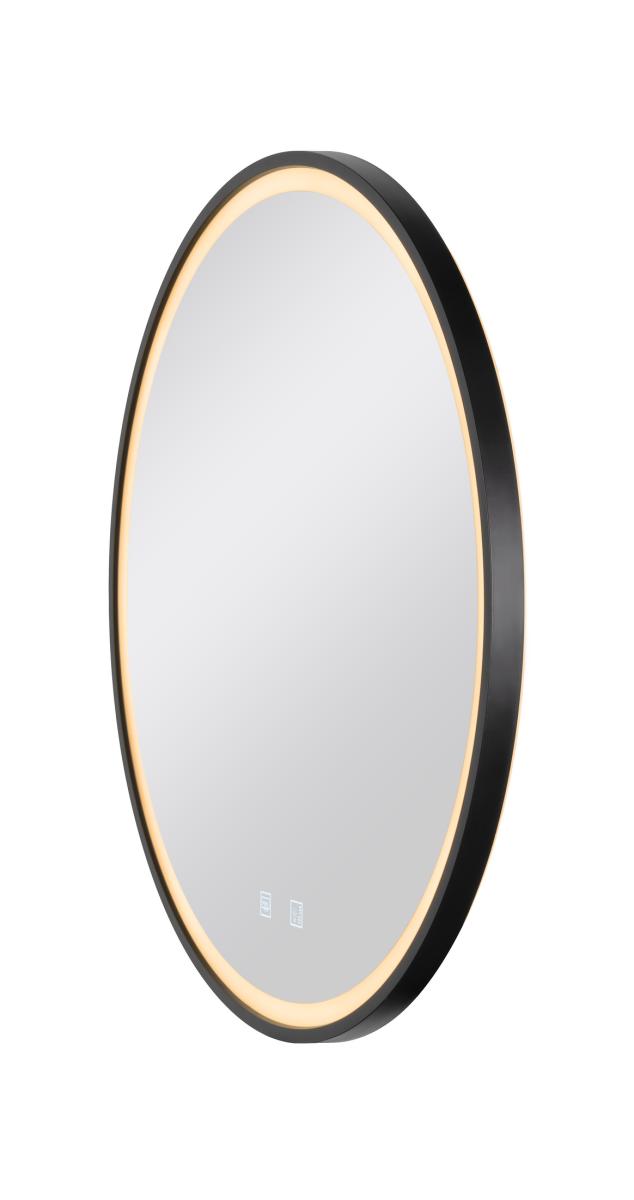 SLV - TRUKKO 60 spiegel Ø 60 cm, chroom, zwarte rand - 1007201