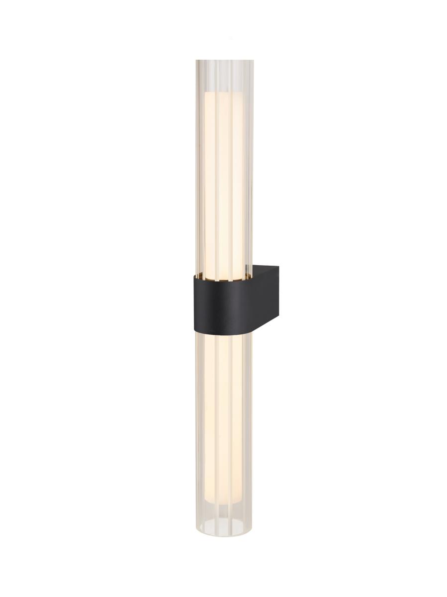 SLV - LYGANT double, wandopbouwarmatuur, 3000 K, 11 W, zwart - 1007618