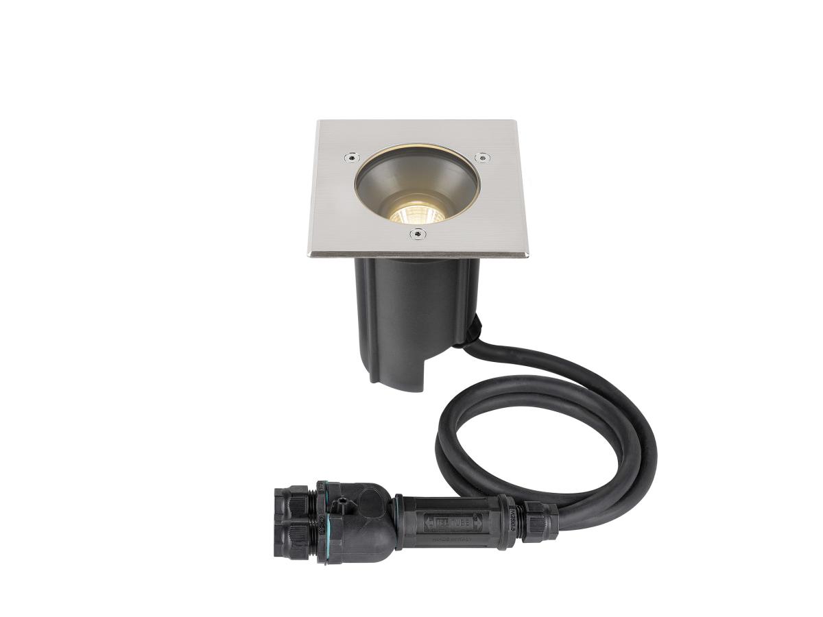 SLV - DASAR® M, vloerinbouwarmatuur, hoekige afdekking, 24° - 1007811