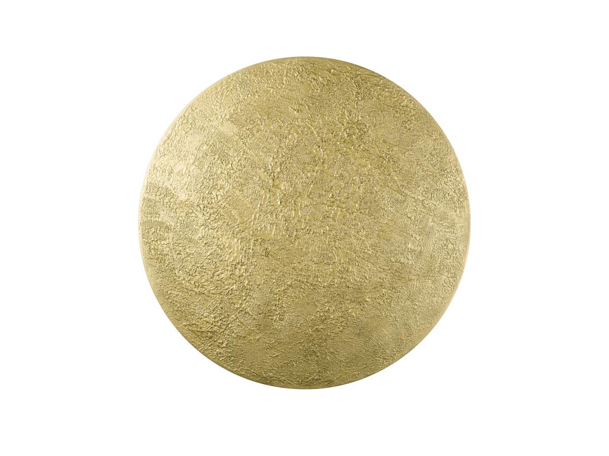 SLV - MANA 60 lampenkap, rond, moon structure, H: 4,2 cm, goud - 1008206