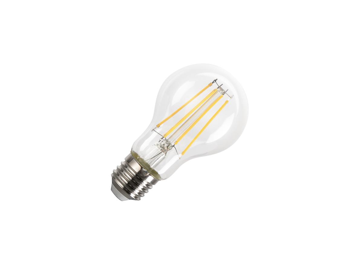SLV - LED A60, ledarmatuur, clear, E27, 8 W, 2700 K - 1008643