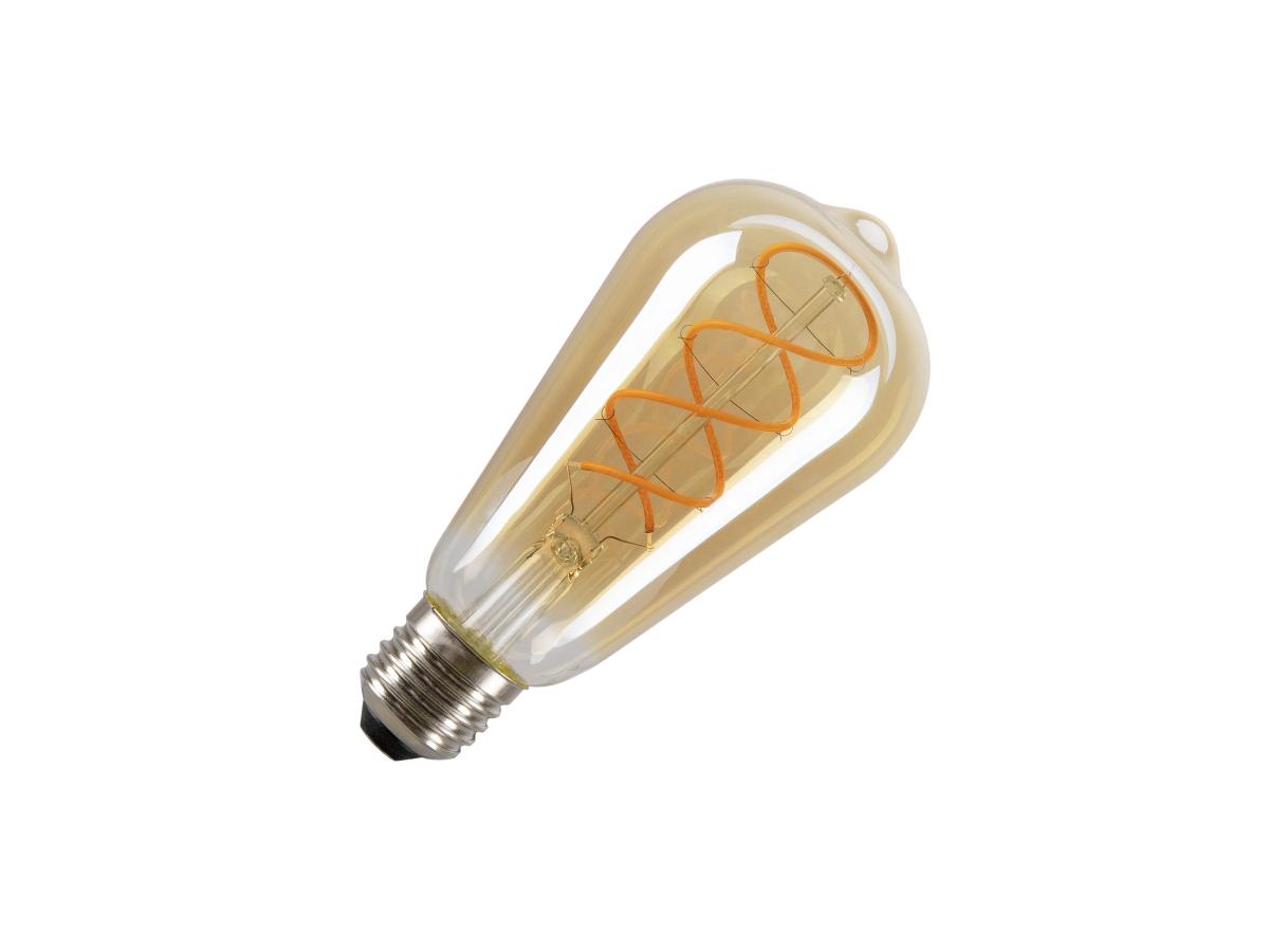 SLV - LED ST64, ledarmatuur, goud, E27, 4 W, 1800 K - 1008645