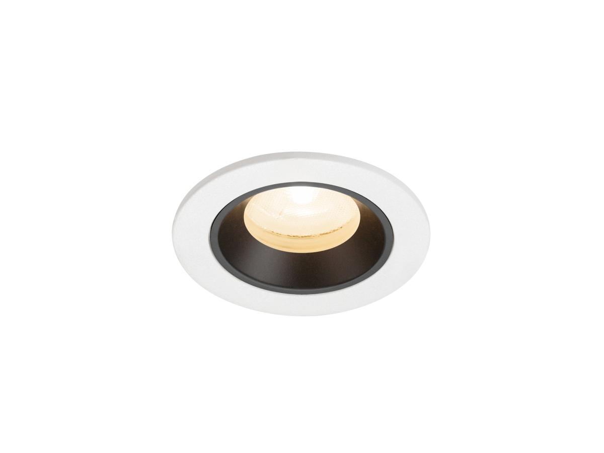 SLV - NUMINOS® XS, plafondinbouwarmatuur wit/zwart 2700 K 20° - 1009280