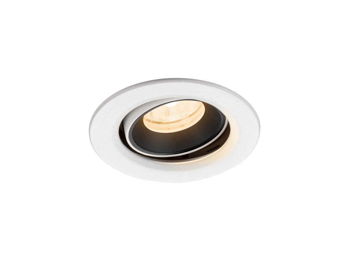 SLV - NUMINOS® MOVE XS, plafondinbouwarmatuur wit/zwart 2700 K 20° - 1009334