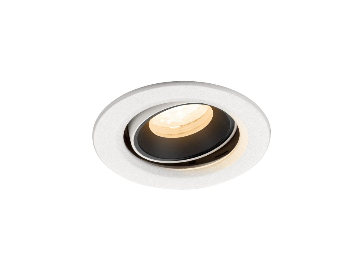 SLV - NUMINOS® MOVE XS, plafondinbouwarmatuur wit/zwart 2700 K 40° - 1009337