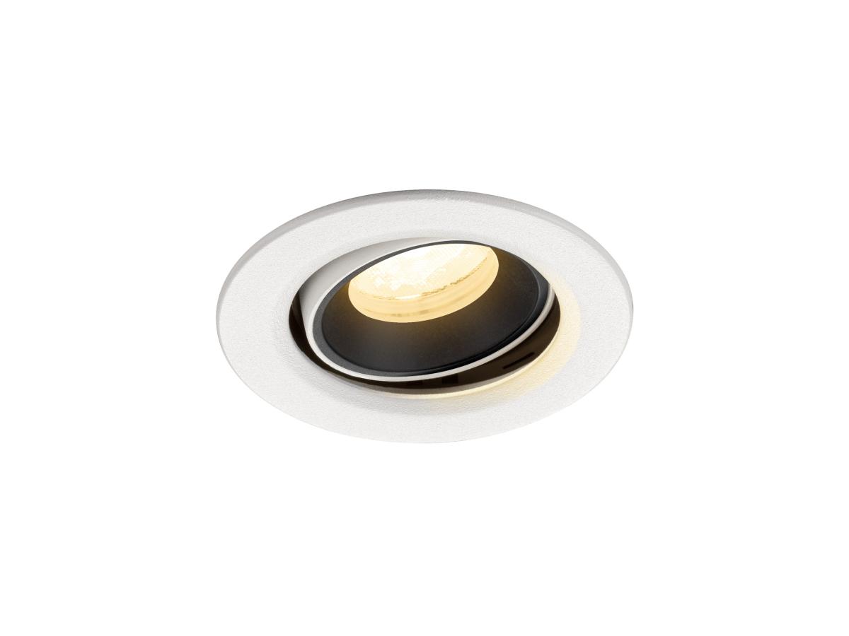 SLV - NUMINOS® MOVE XS, plafondinbouwarmatuur wit/zwart 4000 K 40° - 1009373