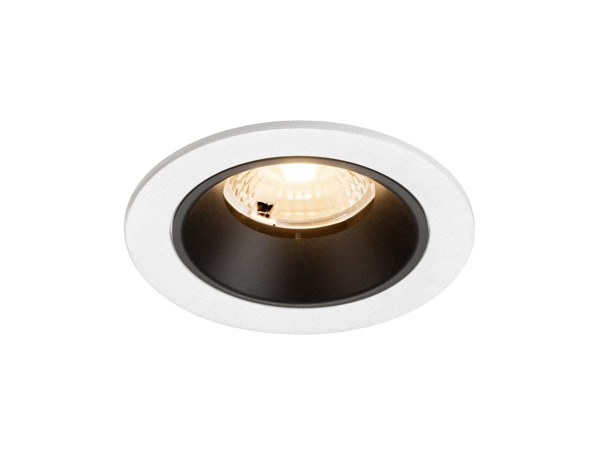 SLV - NUMINOS® S, plafondinbouwarmatuur wit/zwart 2700 K 40° - 1009445